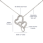To My Daughter | Heart-to-Heart Pendant Necklace