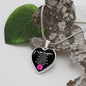 To My Daughter | When you are Alone Engravable Heart Necklace