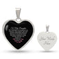 To My Daughter | I am Your Biggest Fan Engravable Heart Necklace