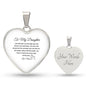 To My Daughter | Life Will Take You Through Ups & Downs Necklace