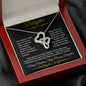 To My Daughter | The Moment Heart-to-Heart Pendant Necklace