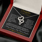 To My Daughter | The Moment Heart-to-Heart Pendant Necklace