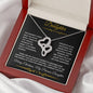 To My Daughter | The Moment Heart-to-Heart Pendant Necklace