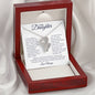 To My Daughter | Heart-to-Heart Pendant Necklace