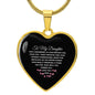 To My Daughter | I am Your Biggest Fan Engravable Heart Necklace