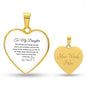 To My Daughter | Life Will Take You Through Ups & Downs Necklace