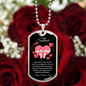 To My Soulmate | Valentine's Day Dog Tag Necklace