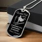 Demigoddess Dog Tag Necklace
