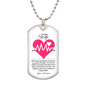 To My Wife | You Make My Heart Race Necklace