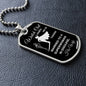 Married To a Superwoman Dog Tag Necklace