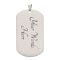 To My Badass Wife | Luxury Dog Tag Necklace