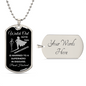 Demigoddess Dog Tag Necklace