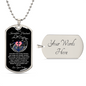 To My Incredible Husband | You Are My Trusty Anchor Necklace