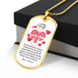 To My Wife | Love You Forever Dog Tag Necklace
