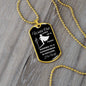Married To a Superwoman Dog Tag Necklace