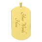 To My Badass Wife | Luxury Dog Tag Necklace