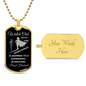 Demigoddess Dog Tag Necklace