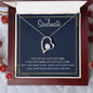 To My Soulmate | I Love You Always & Forever Love Necklace