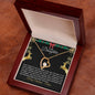 To My Daughter | Never Forget Love Necklace