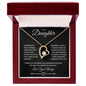 To My Daughter | The Greatest Blessing Forever Love Necklace