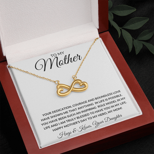 To My Mother |  Mother's Day Infinity Necklace