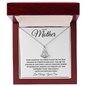 To My Mother | Anchor of Our Family Necklace