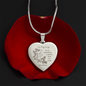 To My Wife | All in One Heart Engaved Necklace