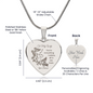 To My Wife | All in One Heart Engaved Necklace
