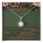 To My Granddaughter | Merry Christmas Eternal Hope Necklace