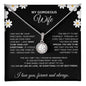To My Gorgeous Wife Necklace | Eternal Hope Necklace | Wife Gift | Birthday Gift