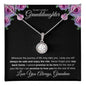 To My Granddaughter Necklace | Eternal Hope Necklace | Birthday Gift