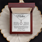 To My Awesome Mother | Mother's Day Eternal Hope Necklace