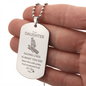 To My Daughter | Wear It With Pride Engraved Dog Tag Necklace