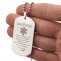 To My Daughter | Saving Lives Engraved Necklace