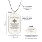 To My Daughter | Saving Lives Engraved Necklace
