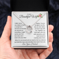 To My Beautiful Wife | I am Your Final Chapter | Lucky In Love Necklace