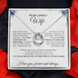 To My Lovely Wife Necklace | Lucky in Love Necklace | Gift for Wife | Birthday Gift