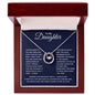 To My Daughter | I Often Worry Lucky in Love Necklace