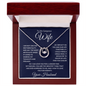 To My Gorgeous Wife | I Vow to Love You for Eternity | Lucky In Love Necklace