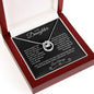 To My Daughter | Woman Full of Joy Lucky in Love Necklace
