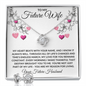 To My Future Wife | Love Knot Necklace | My Heart Beats with Your Name