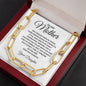 To My Mother | The Coolest Mom In Town | CZ Paperclip Chain Necklace