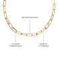To My Daughter from Mom | CZ Paperclip Chain Necklace