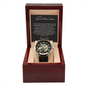 My Heart Ticks for You | Men's Open Work Watch
