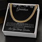 To My Grandson | Cuban Link Chain | Birthday Gift
