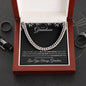 To My Grandson | Cuban Link Chain | Birthday Gift