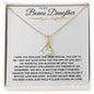 To My Bonus Daughter | Alluring Beauty Necklace