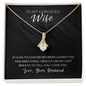 To My Gorgeous Wife | Alluring Beauty Necklace