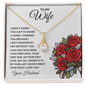 To My Wife | I Married your Because | Alluring Beauty Necklace