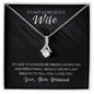 To My Gorgeous Wife | Alluring Beauty Necklace
